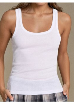 Sinsay - Top typu bokserka - biały ze sklepu Sinsay w kategorii Bluzki damskie - zdjęcie 187523450