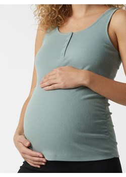 Sinsay - Bawełniana bluzka na ramiączkach - niebieski ze sklepu Sinsay w kategorii Bluzki ciążowe - zdjęcie 187523482