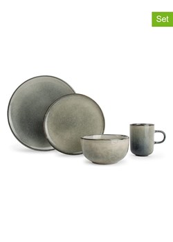 Salt and Pepper 16-częściowy zestaw &quot;Meridian&quot; w kolorze szaro-beżowym ze sklepu Limango Polska w kategorii Naczynia - zdjęcie 187523544