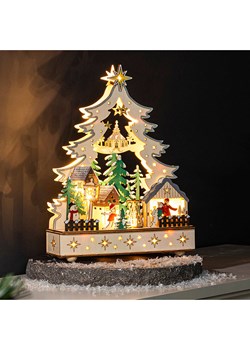 Profiline Dekoracyjna lampa LED &quot;Christmas Village&quot; ze wzorem - 25 x 32 cm ze sklepu Limango Polska w kategorii Oświetlenie - zdjęcie 187523583