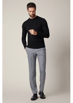 Spodnie Szare Wełniane z Elastycznym Pasem Artemio ze sklepu Lancerto S.A. w kategorii Spodnie męskie - zdjęcie 187524050