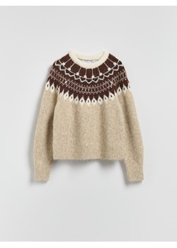 Reserved - Sweter z dodatkiem wełny - wielobarwny ze sklepu Reserved w kategorii Swetry damskie - zdjęcie 187524094