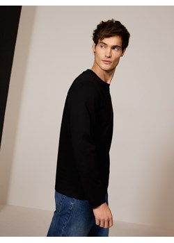 Reserved - Longsleeve regular z przeszyciami - ciemnoszary ze sklepu Reserved w kategorii T-shirty męskie - zdjęcie 187524350