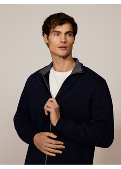 Reserved - Gładka bluza ze stójką - granatowy ze sklepu Reserved w kategorii Bluzy męskie - zdjęcie 187524364