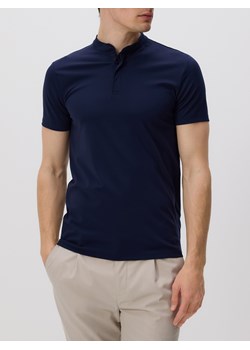 Reserved - Koszulka polo slim - granatowy ze sklepu Reserved w kategorii T-shirty męskie - zdjęcie 187524441