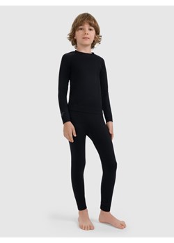Chłopięca bielizna termoaktywna komplet 4F 4FJRAW25USEAU267 - czarna ze sklepu Sportstylestory.com w kategorii Bielizna termoaktywna - zdjęcie 187524551
