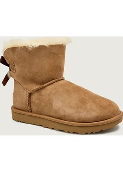 UGG Śniegowce Mini bailey bow II | shearling | zamsz ze sklepu Gomez Fashion Store w kategorii Śniegowce damskie - zdjęcie 187524611