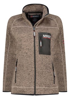 Geographical Norway Kurtka polarowa "Title" w kolorze szarobrązowym ze sklepu Limango Polska w kategorii Bluzy męskie - zdjęcie 187525334