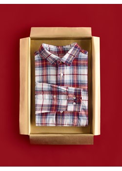 Reserved - Koszula regular fit w kratę - czerwony ze sklepu Reserved w kategorii Koszule męskie - zdjęcie 187525800