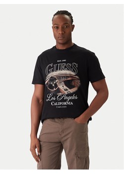 Guess T-Shirt M6RI13 K8FQ4 Czarny Regular Fit ze sklepu MODIVO w kategorii T-shirty męskie - zdjęcie 187526313