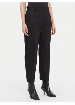 Tommy Hilfiger Chinosy WW0WW40504 Czarny Straight Fit ze sklepu MODIVO w kategorii Spodnie damskie - zdjęcie 187526314