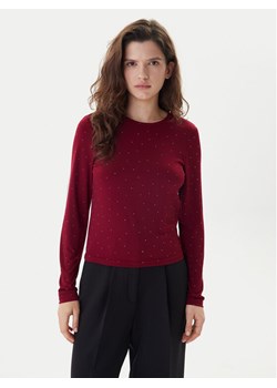 ONLY Bluzka Zita 15358986 Bordowy Regular Fit ze sklepu MODIVO w kategorii Bluzki damskie - zdjęcie 187526344