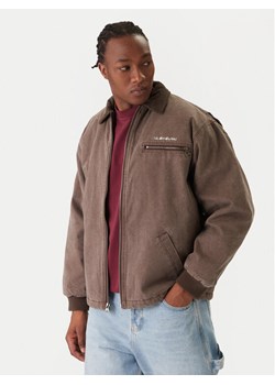 Quiksilver Kurtka jeansowa Shaper Pad EQYJK04174 Brązowy Regular Fit ze sklepu MODIVO w kategorii Kurtki męskie - zdjęcie 187526354