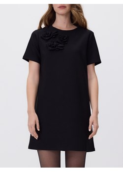 Reserved - Sukienka z kwiatową aplikacją - czarny ze sklepu Reserved w kategorii Sukienki - zdjęcie 187527653