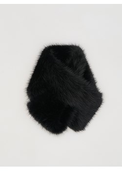 Reserved - Szalik ze sztucznego futra - czarny ze sklepu Reserved w kategorii Szaliki i chusty damskie - zdjęcie 187527711