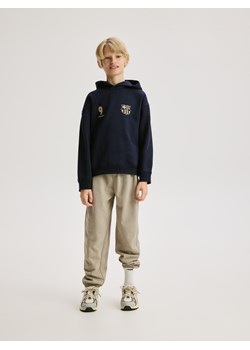 Reserved - Bluza FC Barcelona Lewandowski - granatowy ze sklepu Reserved w kategorii Bluzy chłopięce - zdjęcie 187527873