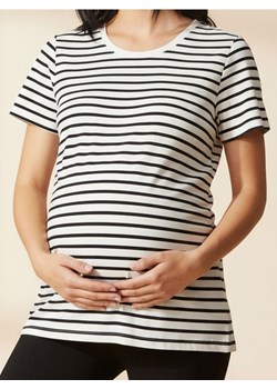 Sinsay - Bawełniana koszulka w paski - wielobarwny ze sklepu Sinsay w kategorii Bluzki ciążowe - zdjęcie 187528471
