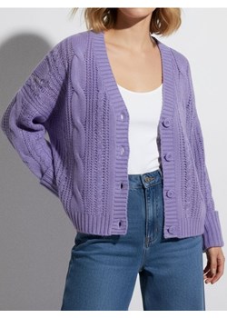 Sinsay - Ażurowy sweter - różowy ze sklepu Sinsay w kategorii Swetry damskie - zdjęcie 187528544