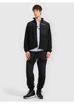 Męskie spodnie dresowe joggery 4F 4FRAW25TTROM1711 - czarne ze sklepu Sportstylestory.com w kategorii Spodnie męskie - zdjęcie 187528710
