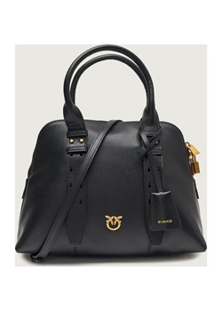Pinko Skórzany kuferek BOWLING BAG MEDIUM ze sklepu Gomez Fashion Store w kategorii Kuferki - zdjęcie 187529001