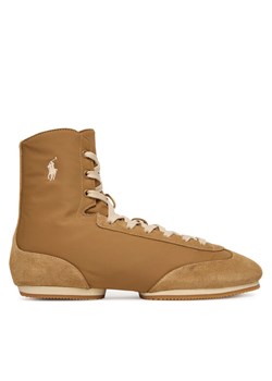 Polo Ralph Lauren Sneakersy 804959093005 Beżowy ze sklepu MODIVO w kategorii Botki - zdjęcie 187529182