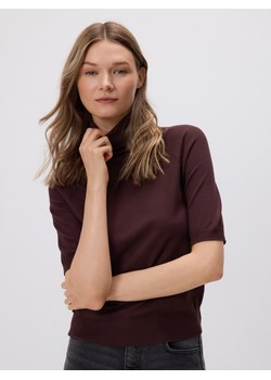 Reserved - Sweter z golfem - brązowy ze sklepu Reserved w kategorii Swetry damskie - zdjęcie 187529471