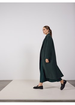 Reserved - Płaszcz z wełną Bellandi - morski ze sklepu Reserved w kategorii Płaszcze damskie - zdjęcie 187529620