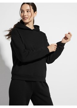 Sinsay - Dresowa bluza hoodie z kieszenią - czarny ze sklepu Sinsay w kategorii Bluzy damskie - zdjęcie 187530202