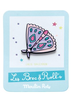 Moulin Roty Przypinka &quot;Butterfly&quot; ze wzorem - 3 x 2 cm ze sklepu Limango Polska w kategorii Zabawki - zdjęcie 187530342