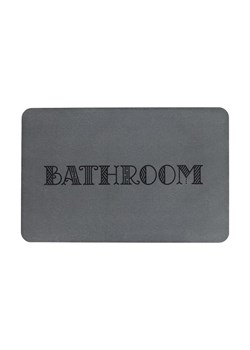 Artsy Dywanik łazienkowy &quot;Bathroom&quot; w kolorze szarym - 60 x 39 cm ze sklepu Limango Polska w kategorii Akcesoria łazienkowe - zdjęcie 187530382