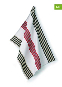 Kela Ścierka kuchenna (2 szt.) w kolorze białym ze wzorem  - (D)70 x (S)50 cm ze sklepu Limango Polska w kategorii Ścierki kuchenne - zdjęcie 187530422