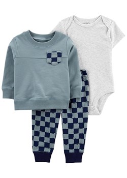 carter&apos;s 3-częściowy zestaw w kolorze niebiesko-granatowo-szarym ze sklepu Limango Polska w kategorii Odzież dla niemowląt - zdjęcie 187531254