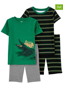 carter&apos;s Piżamy (2 szt.) w kolorze zielono-oliwkowym ze sklepu Limango Polska w kategorii Piżamy dziecięce - zdjęcie 187531262