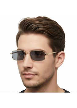 Plusy +3.00 Fotochromowe okulary do czytania z flexami ST342B złote ze sklepu Stylion w kategorii Okulary korekcyjne damskie - zdjęcie 187531754