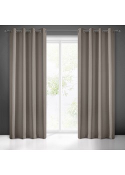 ZASŁONA GOTOWA RITA 140 X 250 CM JASNOBRĄZOWY ze sklepu lenaodniemowlakadoszkolniaka.pl w kategorii Zasłony - zdjęcie 187532792