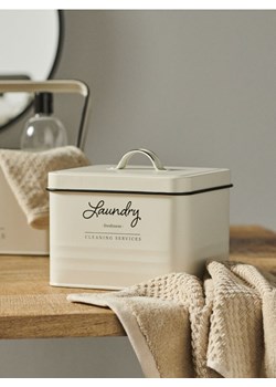 Sinsay - Pojemnik do przechowywania - kremowy ze sklepu Sinsay w kategorii Pudełka i pojemniki - zdjęcie 187533131