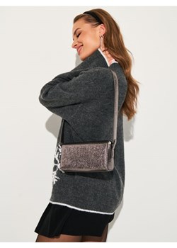 Sinsay - Metaliczna torebka na ramię - czarny ze sklepu Sinsay w kategorii Kopertówki - zdjęcie 187533140