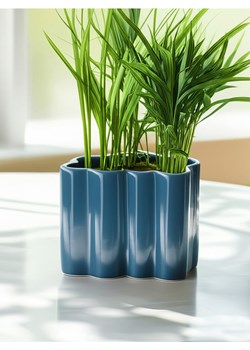 Sinsay - Wazon ceramiczny - granatowy ze sklepu Sinsay w kategorii Wazony - zdjęcie 187533150