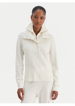 Liu Jo Sport Sweter TF5039 MS75L Écru Regular Fit ze sklepu MODIVO w kategorii Swetry damskie - zdjęcie 187533363