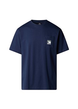 Koszulka męska The North Face Mountain 0A8E3M8K21 - granatowa ze sklepu streetstyle24.pl w kategorii T-shirty męskie - zdjęcie 187533794