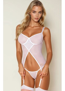 Zmysłowy biały komplet damski gorset i stringi Adelina, Kolor biały, Rozmiar L/XL, Avanua ze sklepu Intymna w kategorii Gorsety - zdjęcie 187533804