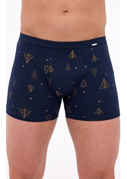 2-pack świąteczne bokserki i skarpetki męskie Night 914/03, Kolor granatowy-wzór, Rozmiar 2XL, Cornette ze sklepu Intymna w kategorii Majtki męskie - zdjęcie 187533881