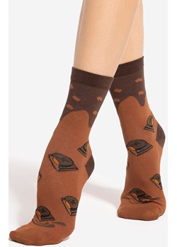 Gatta skarpetki unisex czekoladowe Wedel 07, Kolor czekoladowy, Rozmiar 42-44, Gatta ze sklepu Intymna w kategorii Skarpetki męskie - zdjęcie 187533902
