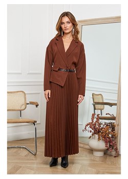 Joséfine Sukienka &quot;Jaune&quot; w kolorze jasnobrązowym ze sklepu Limango Polska w kategorii Sukienki - zdjęcie 187535194