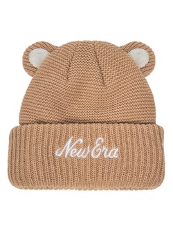 Czapka New Era Teddy Bear Ears Cuff Knit Beanie 60580864 Brązowy ze sklepu eobuwie.pl w kategorii Czapki dziecięce - zdjęcie 187535233