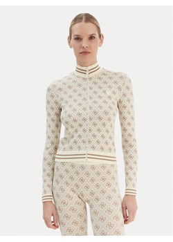 Guess Bluza V5BP08 K2000 Beżowy Slim Fit ze sklepu MODIVO w kategorii Bluzy damskie - zdjęcie 187535270