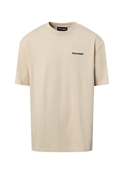 PEGADOR Koszulka męska - Logo Mężczyźni Bawełna piaskowy jednolity ze sklepu vangraaf w kategorii T-shirty męskie - zdjęcie 187535440