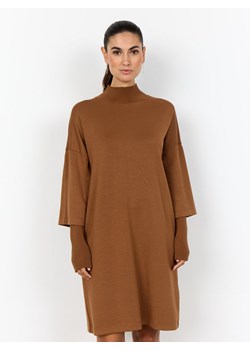 soyaconcept® Damska sukienka z dżerseju - SC-Banu 273 Kobiety koniakowy jednolity ze sklepu vangraaf w kategorii Sukienki - zdjęcie 187535453