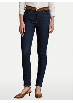LAUREN RALPH LAUREN Jeansy 200960600001 Granatowy Slim Fit ze sklepu MODIVO w kategorii Jeansy damskie - zdjęcie 187535963