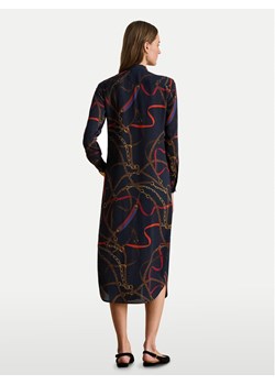 LAUREN RALPH LAUREN Sukienka koszulowa 200P03552001 Granatowy Regular Fit ze sklepu MODIVO w kategorii Sukienki - zdjęcie 187535974